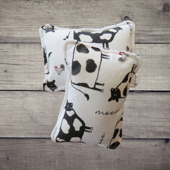 Reusable Sponge Cow Dish Scrubby Set of 2 - Picture 3 of 4